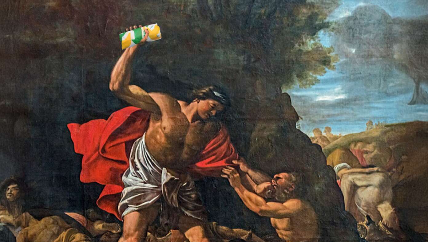 Image for article: Scholars Now Believe Samson Slew 1,000 Philistines With A 6-Inch Italian B.M.T.