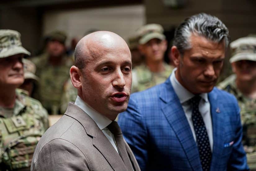 Stephen Miller Unloads on People Protesting Trump Crime Crackdown in D.C. [WATCH]
