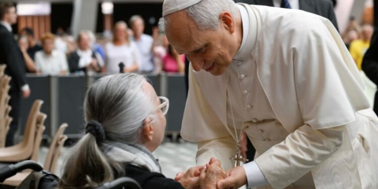 Pope Leo: God visits the underworld of existence ‘on tiptoe’