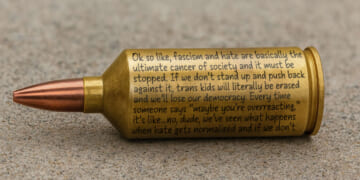 Image for article: Ammo Company Unveils New Giant Shell Casing With More Room For Left-Wing Terrorists To Write Out All Their Motives In Detail