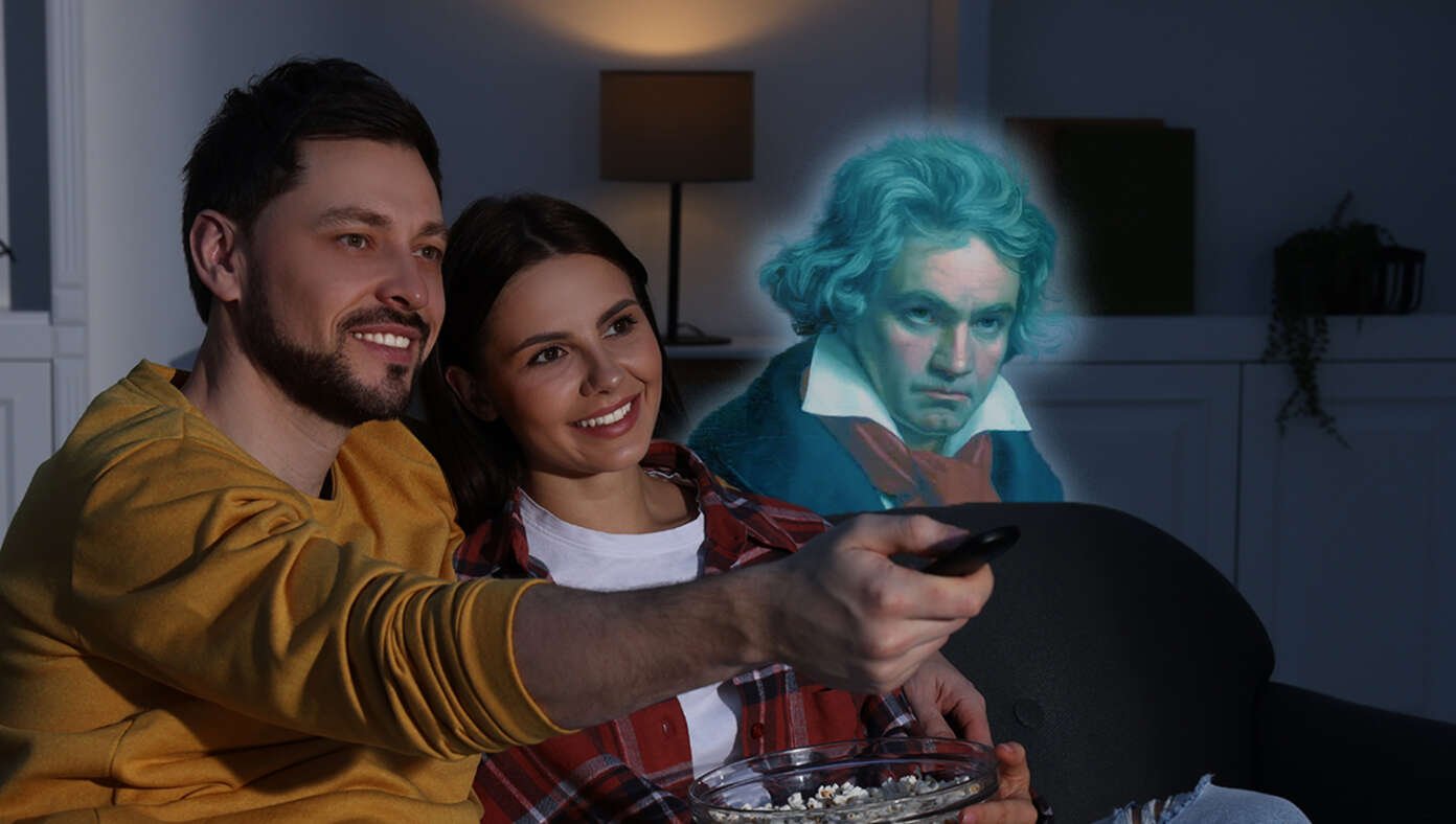 Image for article: Ghost Of Beethoven Overjoyed To Hear Magnum Opus In Toothpaste Commercial