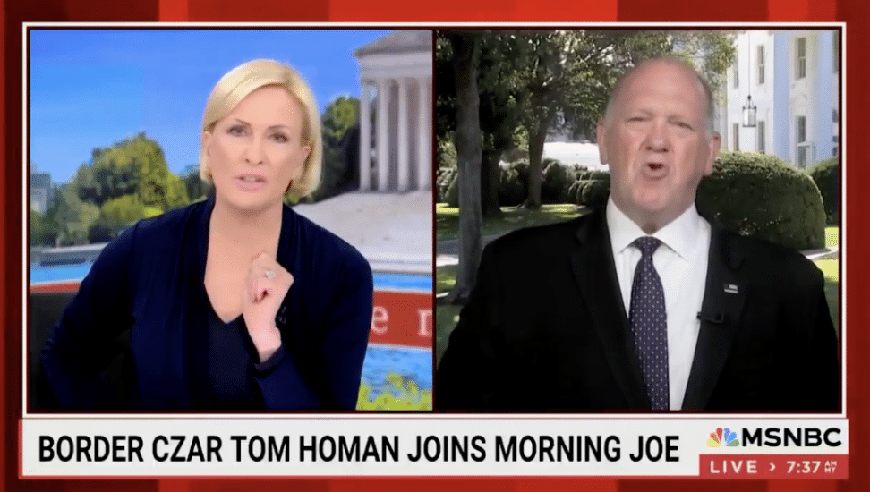 HOMAN BLASTS BRZEZINSKI! Border Czar Unloads on MSNBC Host, Runs Down Violent Criminals ICE Has Taken Off the Street [WATCH]