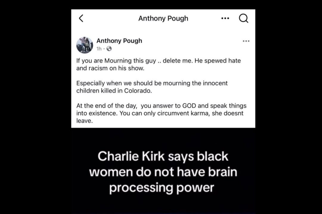 Hate for Kirk Spreads; Website Curating Social Media for Celebratory Material; War Dept. Warning: Mocking Assassination “Unacceptable”