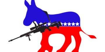 Image for article: Logo Update: Democrat Donkey Now Holding Sniper Rifle