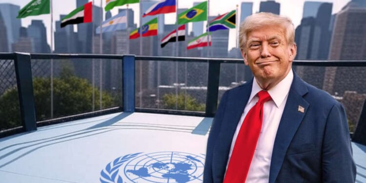 Image for article: More Winning: Trump To Demolish UN Building And Replace With UFC Arena