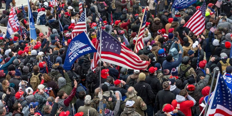 Image for article: New Report Indicates Only 3 People In Jan 6 Crowd Were Not FBI Agents