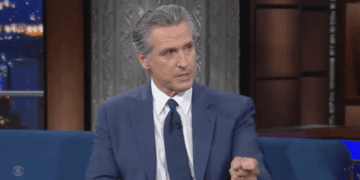 Users Blast Cali Gov for Anti-ICE Rant on Colbert Night Before Attack on Dallas Facility [WATCH]