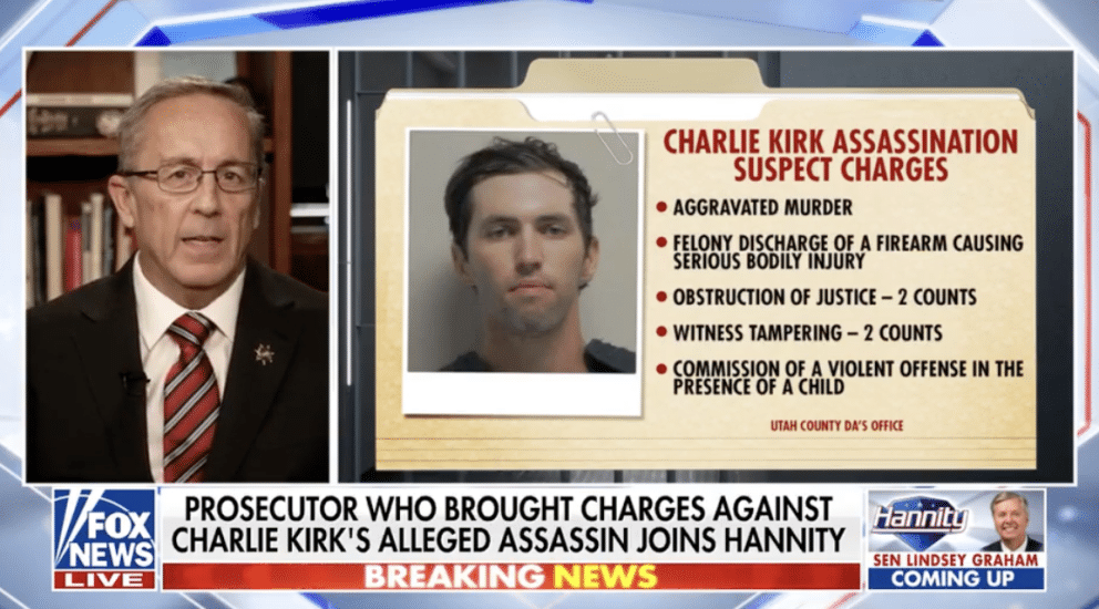 Utah County DA Says More Charges Could Be Filed Against Kirk Assassin [WATCH]