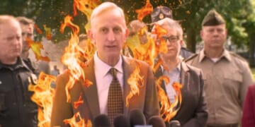 Image for article: 'We Don't Need Help Against Antifa,' Announces Portland Mayor Currently On Fire