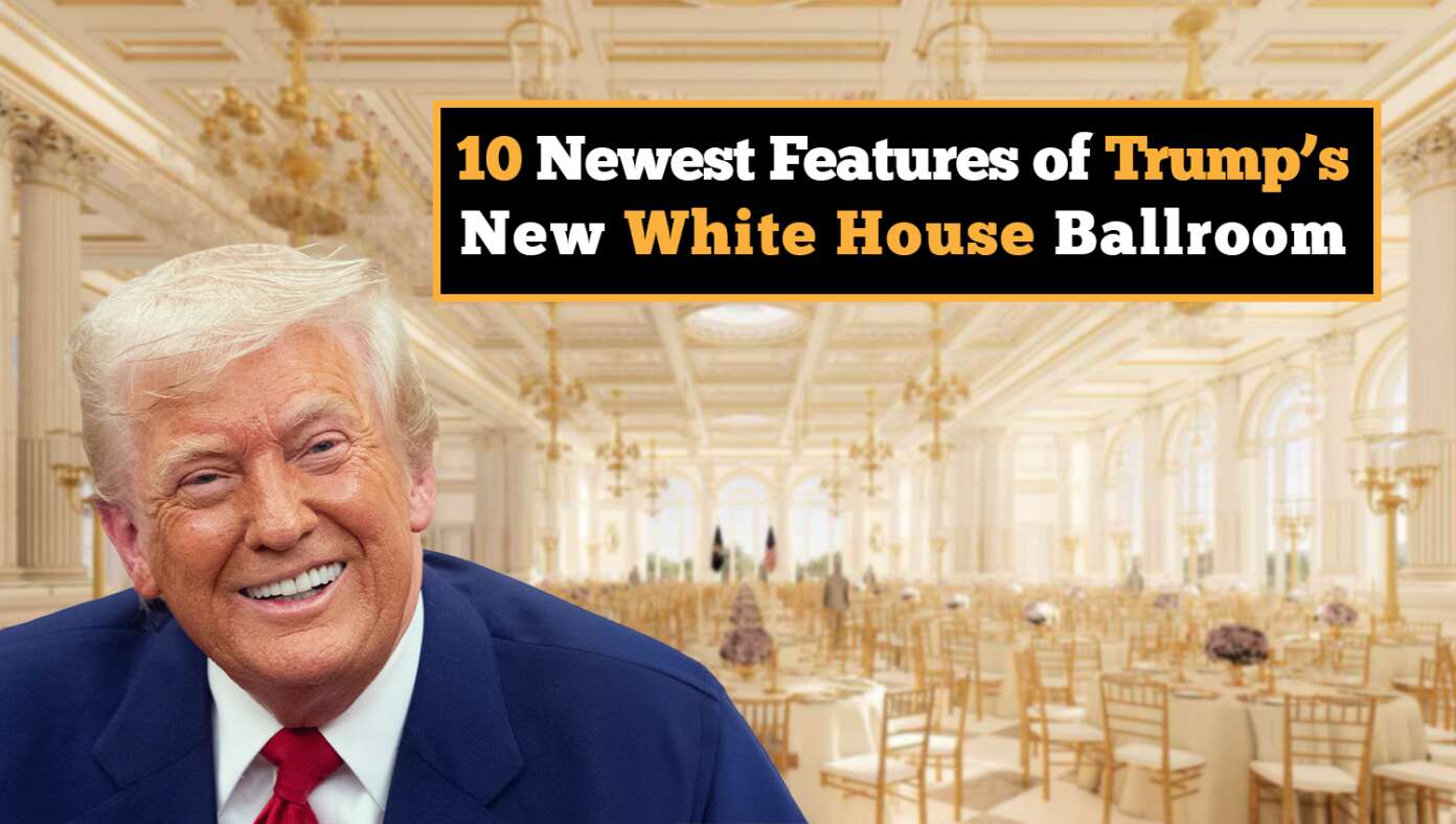 Image for article: 10 Coolest Features Of Trump's New White House Ballroom