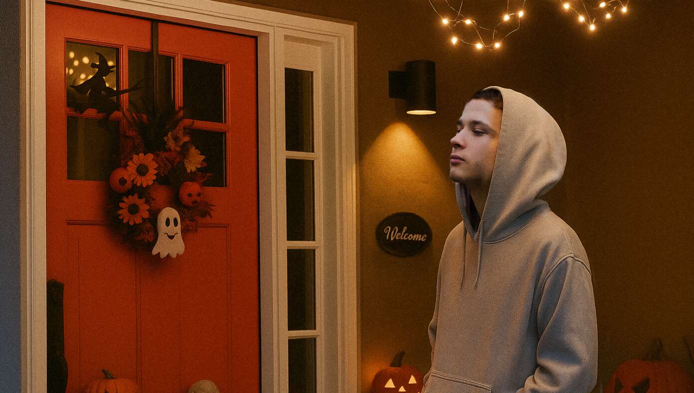Image for article: 17-Year-Old Trick-Or-Treater Dresses Up As 17-Year-Old Wearing a Hoodie