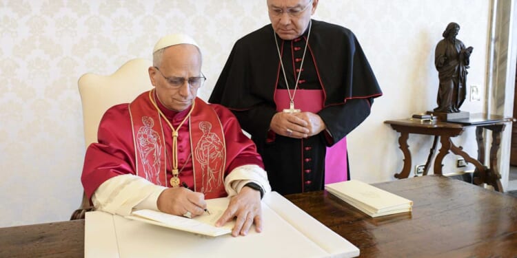 Pope Leo signs his first apostolic exhortation, "Dilexi Te" ("I Have Loved You")