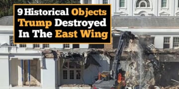 Image for article: 9 Historical Objects Trump Destroyed In The East Wing