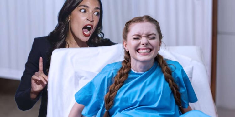 Image for article: AOC Tells Mom Giving Birth To Get A Real Job