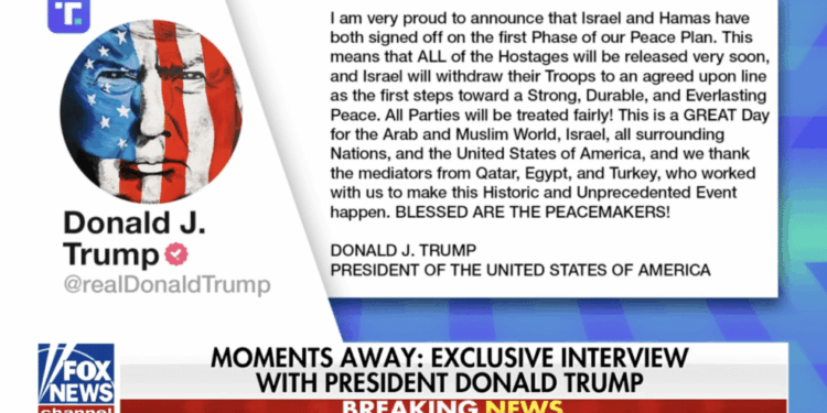 BLESSED ARE THE PEACEMAKERS! Hannity Reacts to President Trump's Historic Middle East Peace Deal [WATCH]