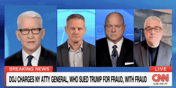 CNN's Anderson Cooper Blasts Letitia James for Targeting Trump [WATCH]