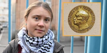 Image for article: Greta Thunberg Awarded Nobel Prize For Ending The War In Gaza
