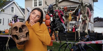 Image for article: Is Your Wife Overdoing The Halloween Decorations? Look For These Signs