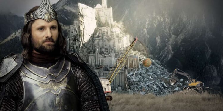 Image for article: King Aragorn Demos Part Of Minas Tirith To Make Way For New Ballroom