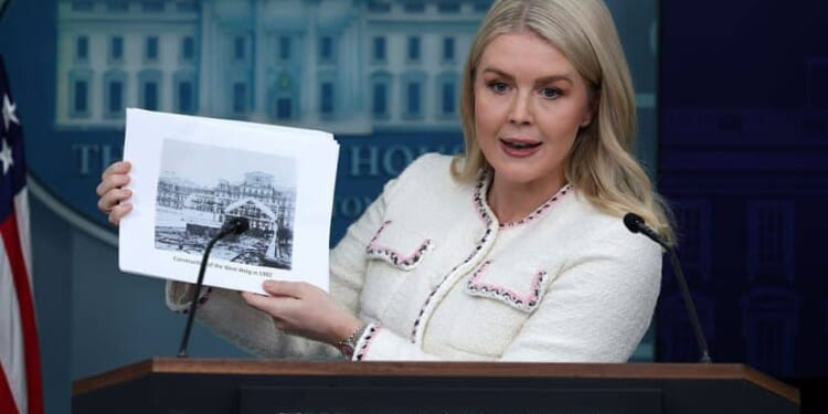 Leavitt Shuts Down Dem Outrage Over White House Renovations, Brings Receipts [WATCH]