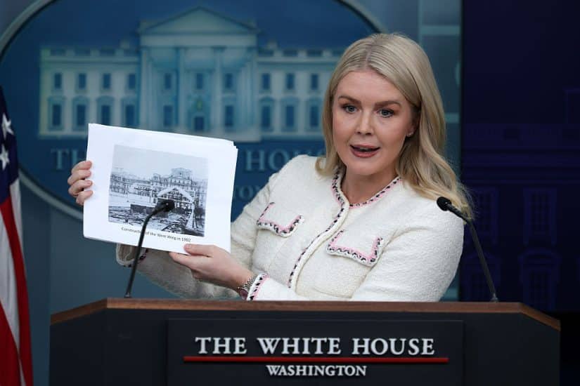 Leavitt Shuts Down Dem Outrage Over White House Renovations, Brings Receipts [WATCH]