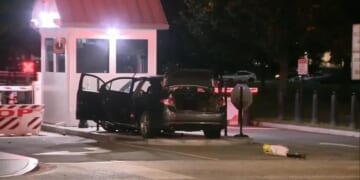Man Arrested for Driving Car into Security Gate Outside White House: Report