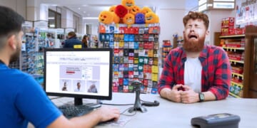 Image for article: Man Breaks Down Sobbing As He Admits To Cashier He Is Not A Walgreens Rewards Member