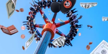 Image for article: New Disney Ride Inverts Guests And Shakes Their Wallets Out Of Their Pockets