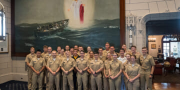 Painting of Jesus Restored at U.S. Merchant Marine Academy