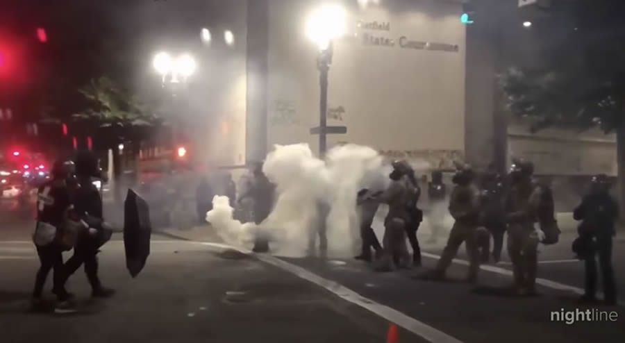 Portland Targets Trump’s ‘Fascist’ Law Enforcement As Anti-ICE Rioters Swarm City