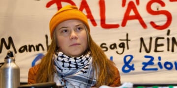 Image for article: Sad Greta Thunberg Asks If Anyone Else Needs A Flotilla