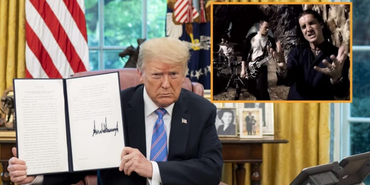 Image for article: Trump Signs Executive Order Mandating The Only Artist Who Can Perform The Super Bowl Halftime Show Is Creed