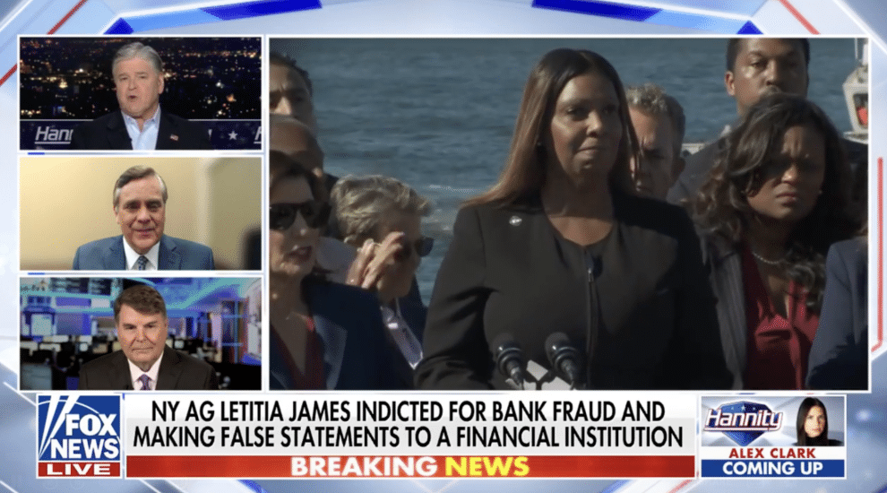 Turley, Jarrett Light Up Letitia James After Bank Fraud Indictment [WATCH]
