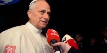 Pope answers questions about migrants, Venezuela, Rupnik trial