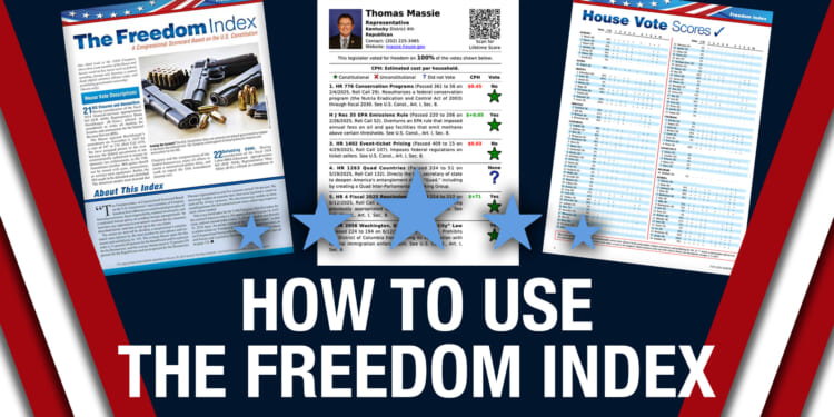 How to Use the Freedom Index & Scorecards
