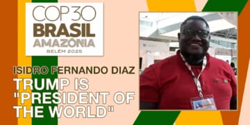 Activist Says Trump is "President of the World" and Must Get Behind UN Climate Goals