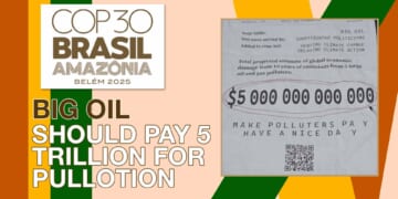 Big Oil Should Pay 5 TRILLION For Pollution, Says Greenpeace