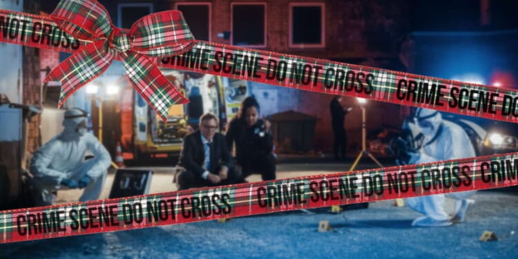 Image for article: Chicago Kicks Off Holiday Season By Unveiling Festive Red And Green Crime-Scene Tape