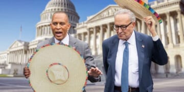 Image for article: Democratss Somberly Remove Sombreros, Signaling End Of Shutdown