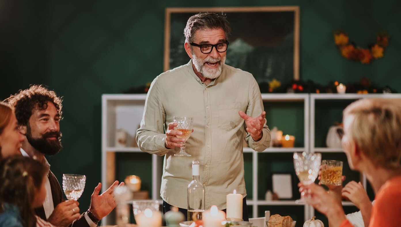 Image for article: Family Institutes Thanksgiving Debate Rules Allowing 2-Minute Speeches With 1-Minute Rebuttal