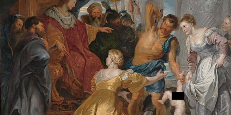 Image for article: Federal Judge Overturns Solomon’s Verdict; Baby To Be Cut In Two