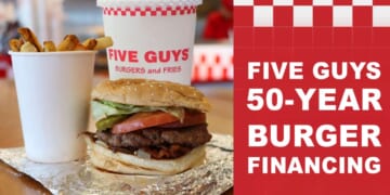 Image for article: Five Guys Now Offering 50-Year Burger Financing