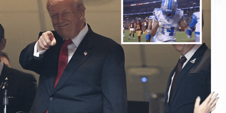 MAGA MOVES! Lions’ St. Brown Salutes Trump with End Zone Dance in Historic NFL Moment [WATCH]