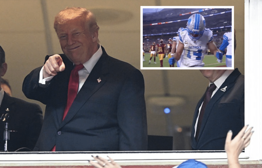 MAGA MOVES! Lions’ St. Brown Salutes Trump with End Zone Dance in Historic NFL Moment [WATCH]
