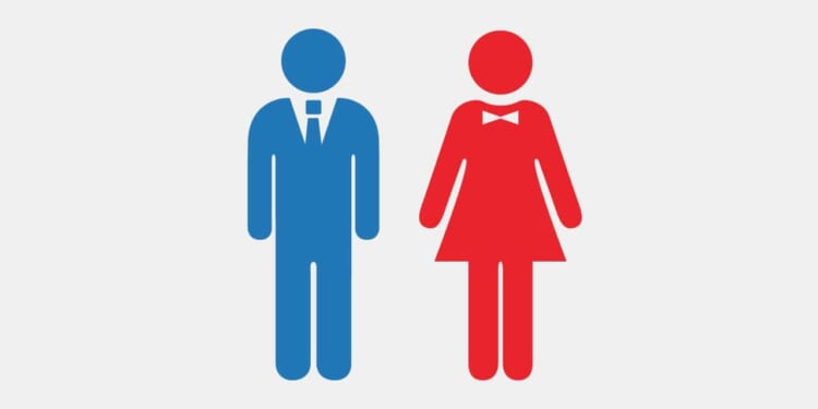 Red and Blue stick figures