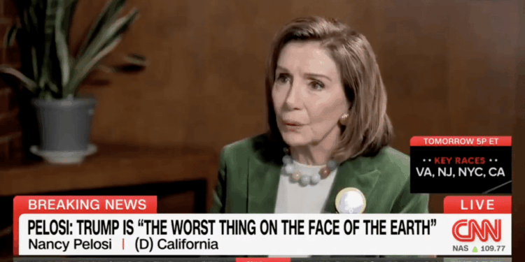 NASTY NANCY! Pelosi Calls Trump 'The Worst Thing on the Face of the Earth' [WATCH]