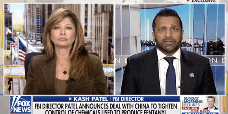 Patel Details Talks With China to Stop Deadly Drugs Flowing Into U.S. [WATCH]