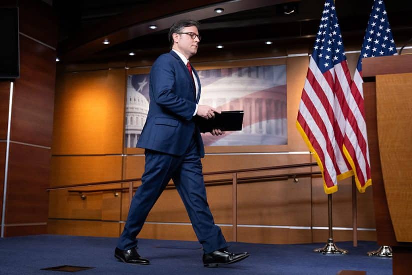 Speaker Johnson Apologizes to Americans Hurt By Shutdown, 'It's on the Democrats' [WATCH]