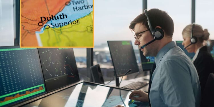 Image for article: Unpaid Air Traffic Controller Now Just Deliberately Sending All Planes To Duluth, Minnesota For Laughs