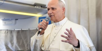 On the papal plane to Lebanon: Pope Leo talks Gaza and Ukraine